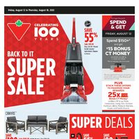 Canadian Tire - Weekly Deals - Back To It Super Sale Flyer