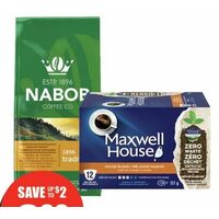 Nabob Bagged Coffee Maxwell House Coffee Pods 