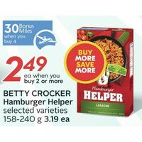 Betty Crocker Hamburger Helper 