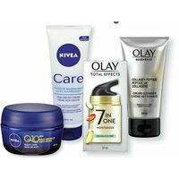 Nivea Skin Care or Body Care or Olay Total Effects Complete or Classic Skin Care or Cleansers 
