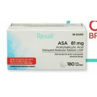 Rexall Brand Asa Coated Daily Low Dose Tablets 