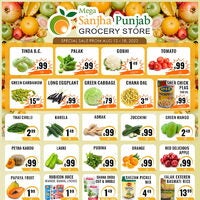 Mega Sanjha Punjab Grocery Store - Weekly Specials Flyer
