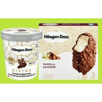 Haagen-Dazs Ice Cream Tubs or Novelties, Compliments Frozen Fruit