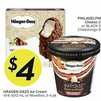 Haagen-Dazs Ice Cream or Novelties
