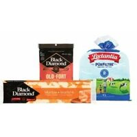 Black Diamond Cheese Bars or Shreds or Lactantia Purfiltre Milk