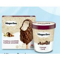 Haagen-Dazs Ice Cream or Novelties