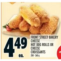 Front Street Bakery Cheese Hot Dog Rolls Or Cheese Croissants