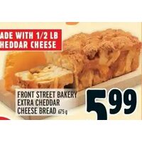 Front Street Bakery Extra Cheddar Cheese Bread