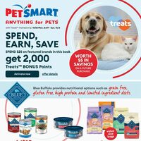 PetSmart - Anything For Pets - Spend, Earn, Save Flyer