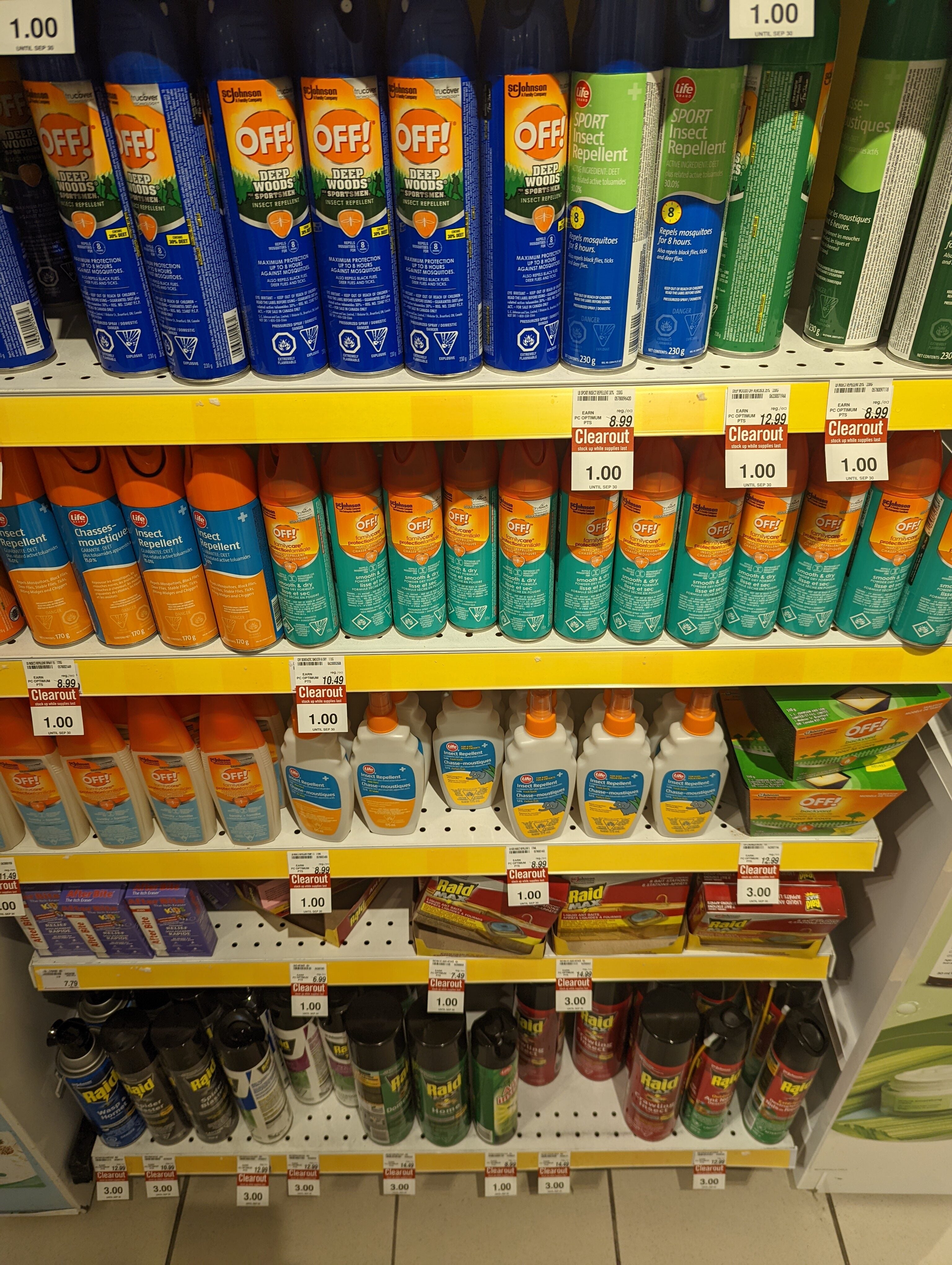 Drug Mart] Insect Repellent Clearance 1 [ Queen and Peter St