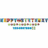 Super Mario Brothers Personalized Banner Kit