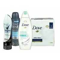 Degree or Dove Anti-Perspirant or Deodorant Dove Body Wash or Bar Soap or Shea Moisture Bar Soap 
