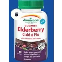 Jamieson Elderberry Cold & Flu Gummies