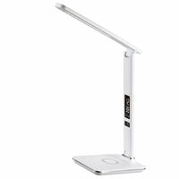 Sheffield Home T-Bar Wireless Charging LED Lamp With LCD Calendar Display