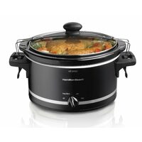 Hamilton Beach Stay Or Go 4-qt. Slow Cooker With Clips 