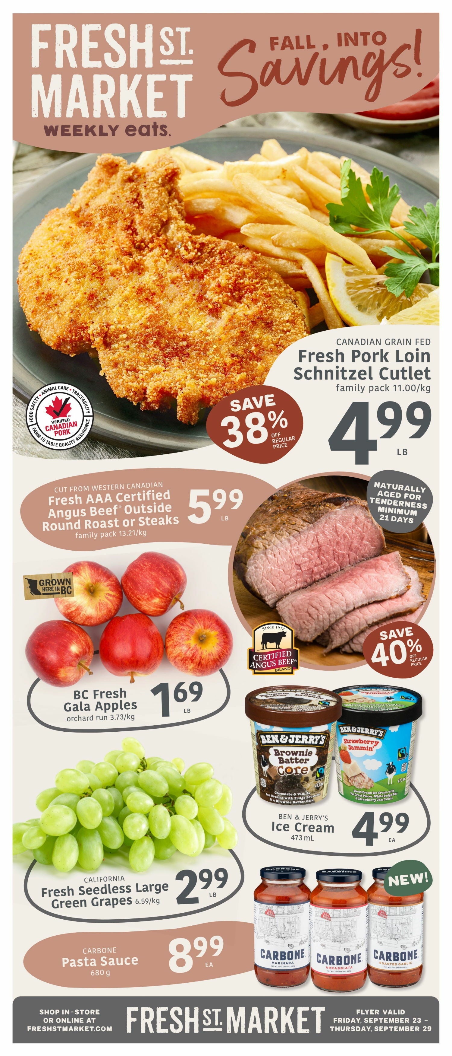Fresh St Market Weekly Flyer - Weekly Specials - Sep 23 – 29 ...