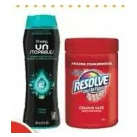 Downy Unstopables Scent Booster or Resolve Stain Remover