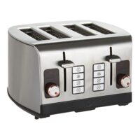 Vida by Paderno 4-Slice Stainless Steel Toaster