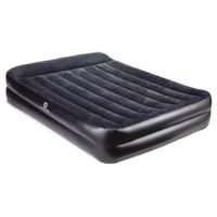 Outbound Double High Queen Air Bed With Built-in 120v Pump