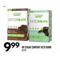 No Sugar Company Keto Bomb 