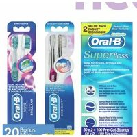 Oral-B Floss, Toothbrushes or Power Toothbrush