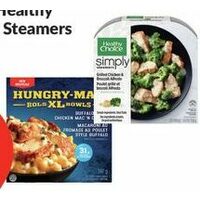 Hungry-Man XL Bowls or Healthy Choice Simply Steamers