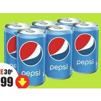 Pepsi Soft Drinks Mini Cans