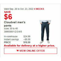 Cloudveil Men's Pants