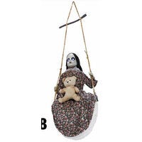 Home Accents Holiday 4.5' Animated LED Swinging Doll
