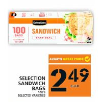 Selection Sandwich Bags