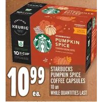 Starbucks Pumpkin Spice Coffee Capsules