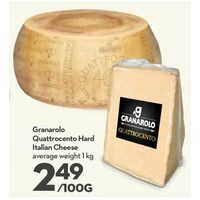 Granarolo Quattrocento Hard Italian Cheese