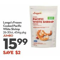 Longo's Cooked Pacific White Shrimp