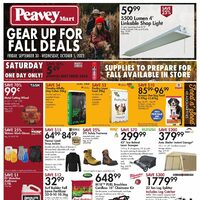 PeaveyMart - Weekly Deals - Gear Up For Fall Deals Flyer