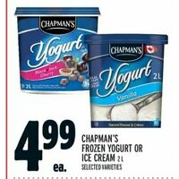 Chapman's Yogurt Or Ice Cream