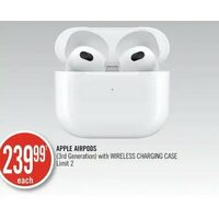 Apple Airpods (3rd Generation) With Wireless Charging Case