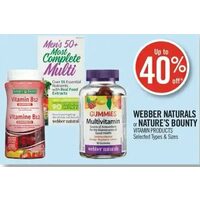 Webber Naturals Or Nature's Bounty Vitamin Products