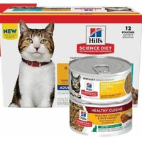 All Hill's Science Diet Cat Food Cans & Pouches