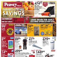PeaveyMart - Weekly Deals - Thanksgiving Savings Flyer