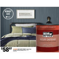 Behr Scuff Defense Interior Extra Durable Flat Paint & Primer In One