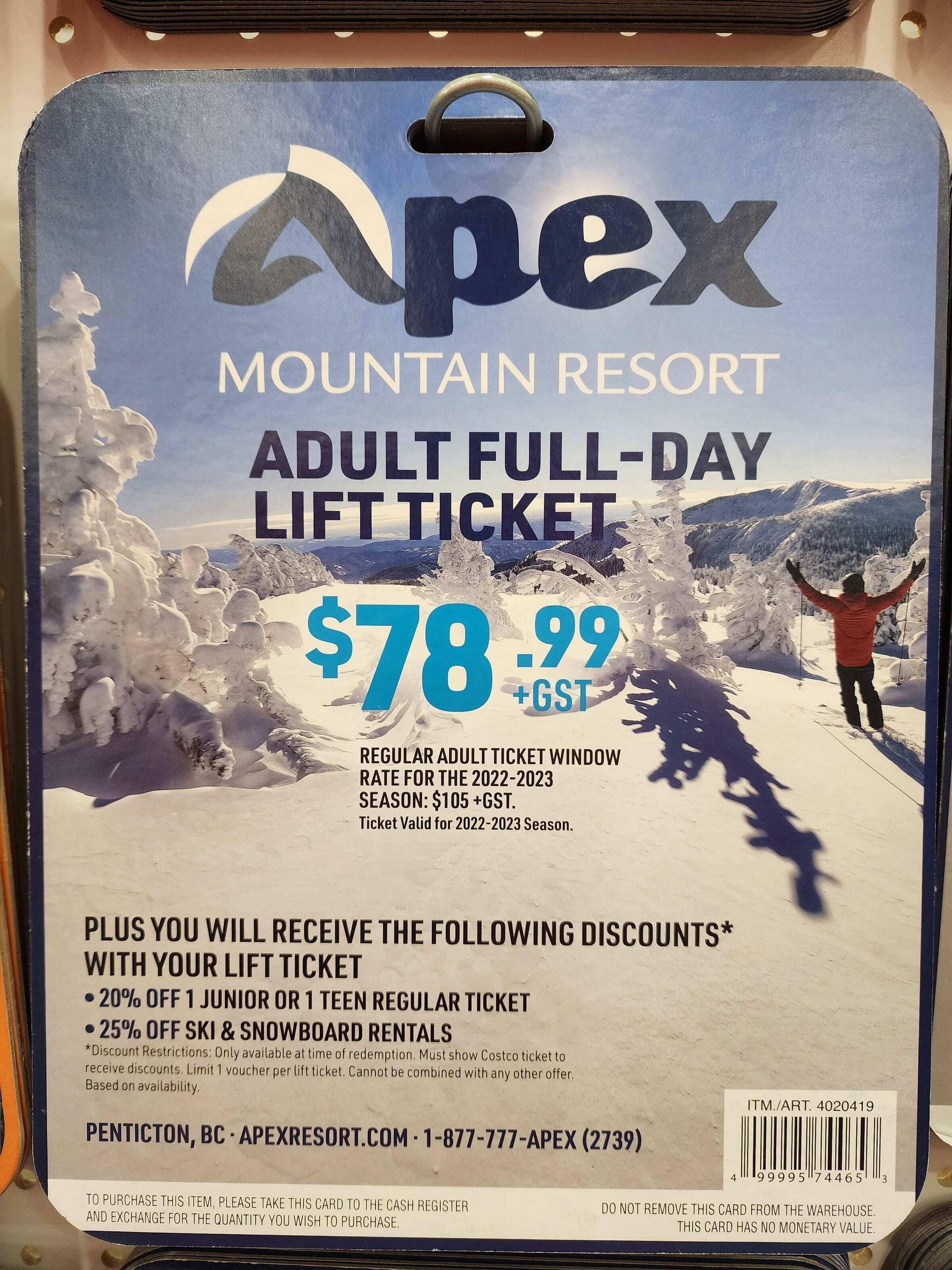 [Costco] Western Canada (AB BC) Ski Lift deals 2022/2023 RedFlagDeals