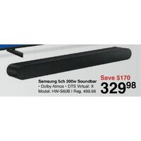 Samsung 5.0 Channel All-in-One Soundbar With Wireless Dolby Atmos 