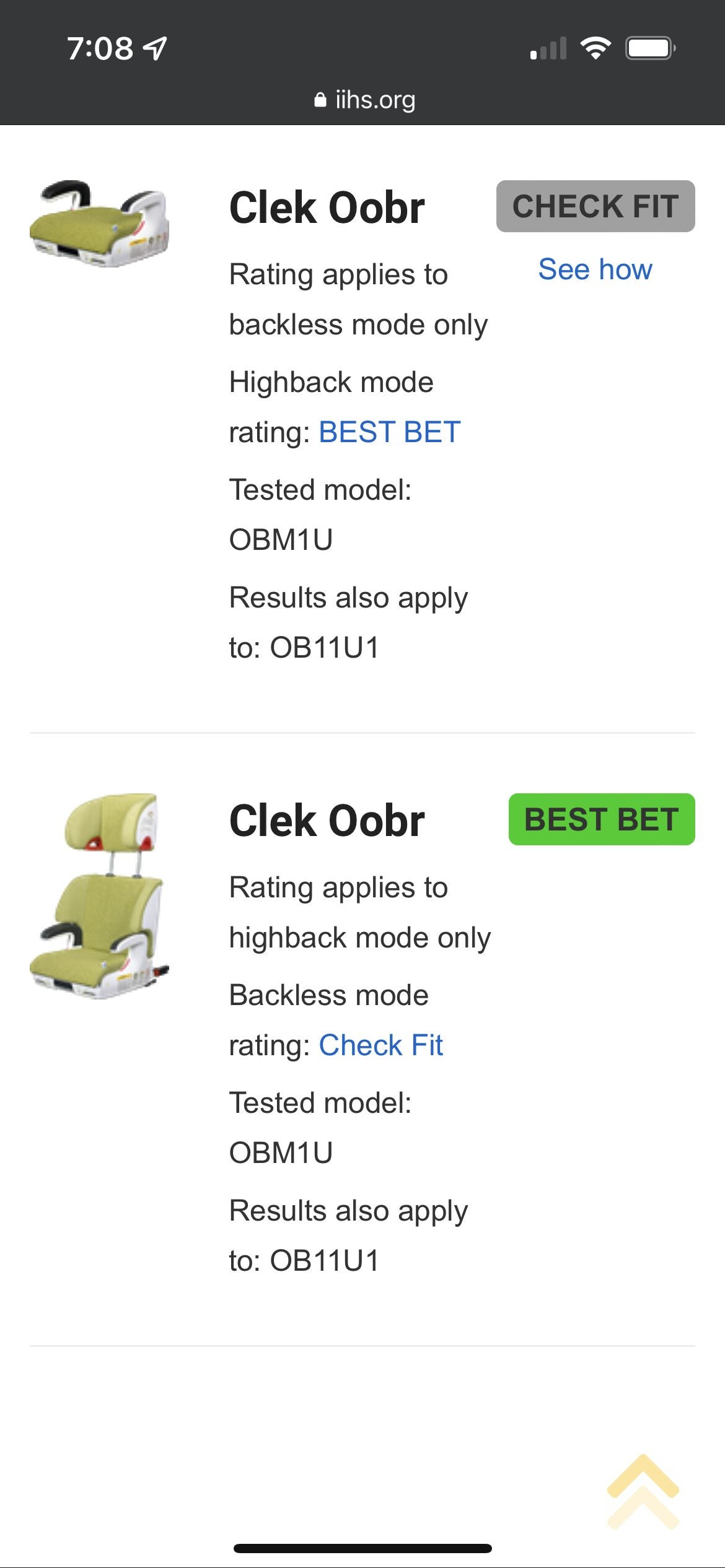 Clek uber outlet