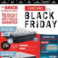 The Brick - Mattress Store - Black Friday Sale Flyer
