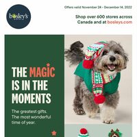Pet Valu - Bosley's - The Magic Is In The Moment (BC) Flyer