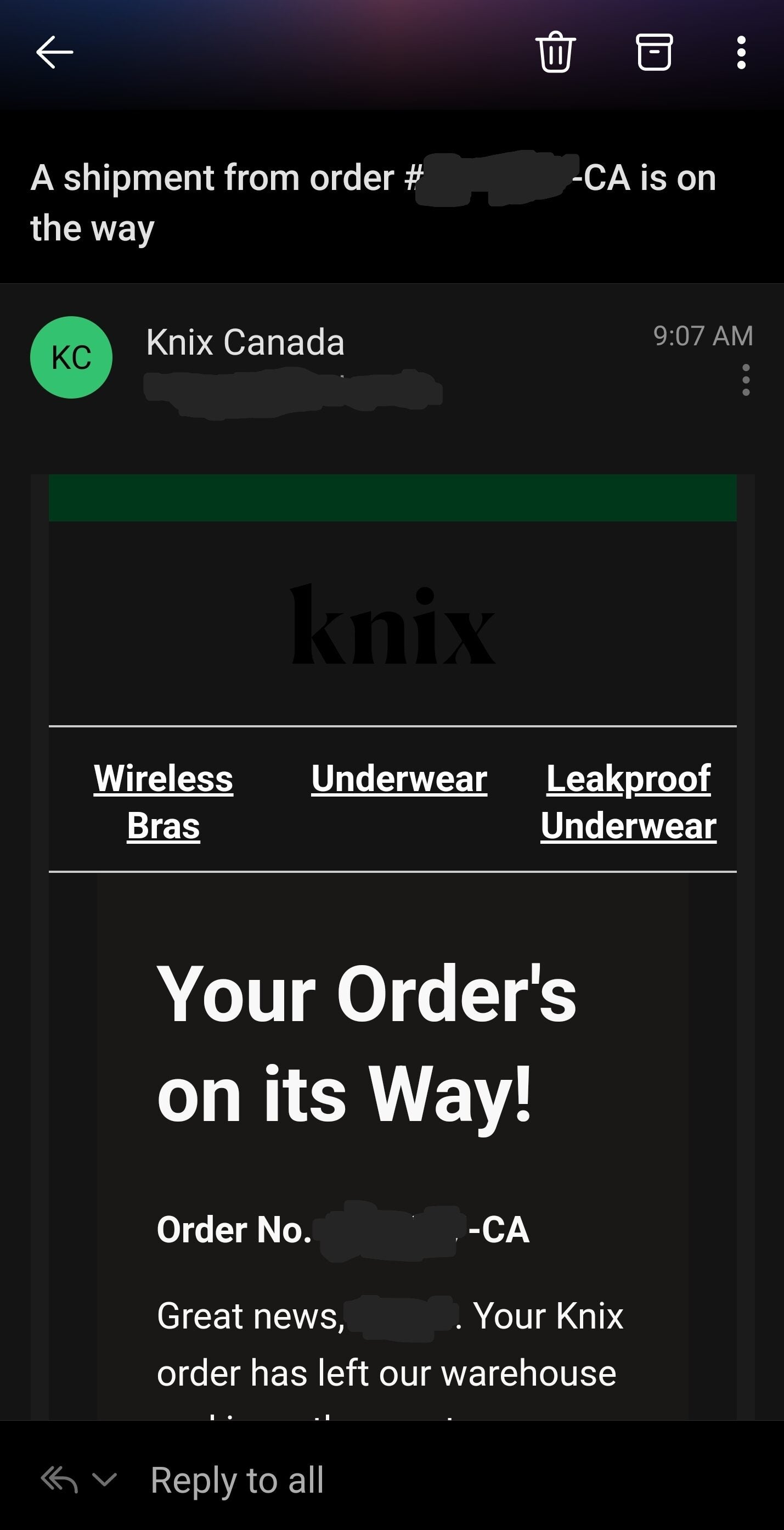 Knix Canada] HOT - Buy now, think later - Knix Canada promo code gives you  your order for free (just pay shipping) - Page 5 - RedFlagDeals.com Forums