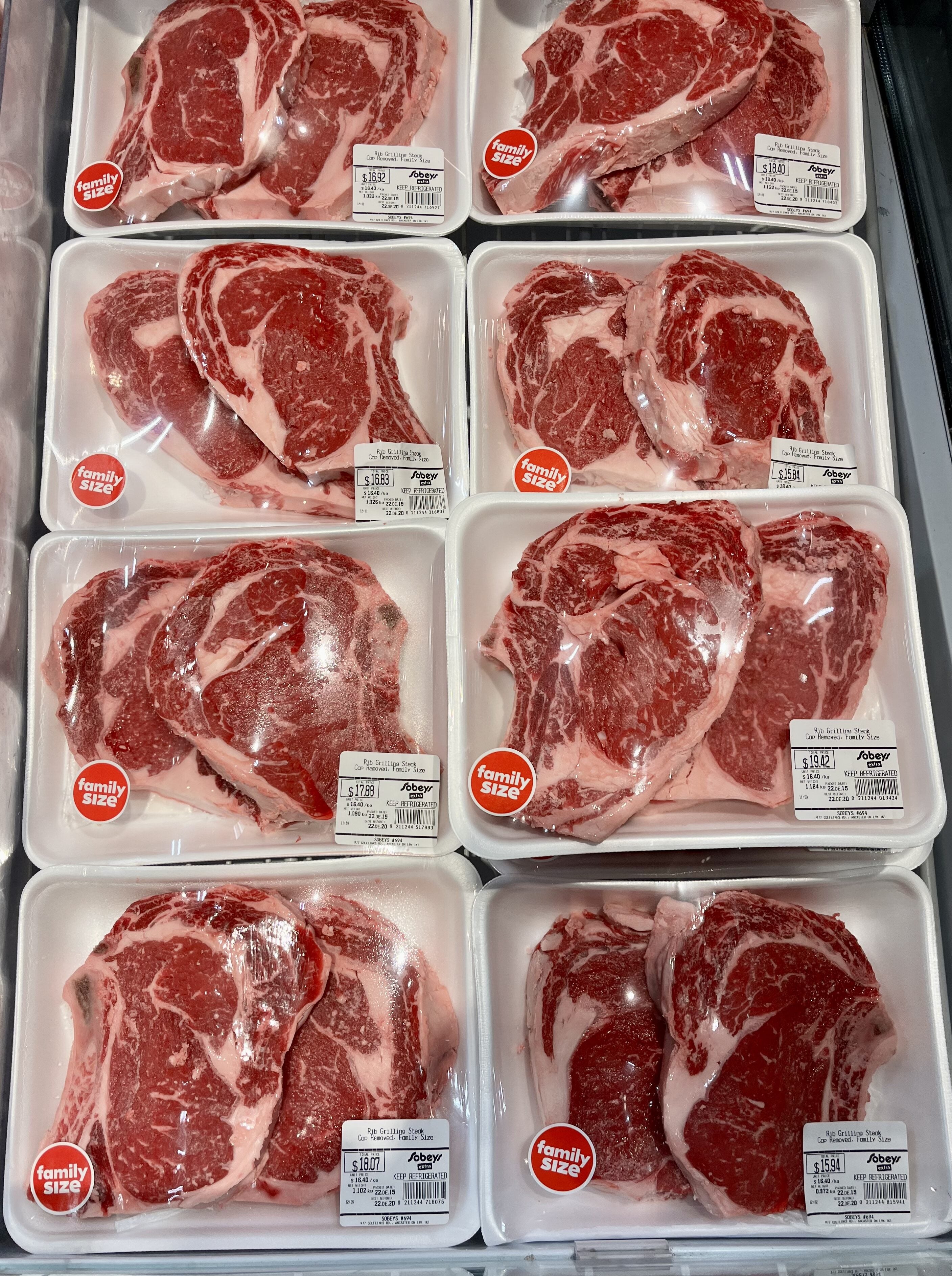 [Fortinos/Loblaws] Prime Rib Roast (Cap off AA or higher) 6.99/lb Dec