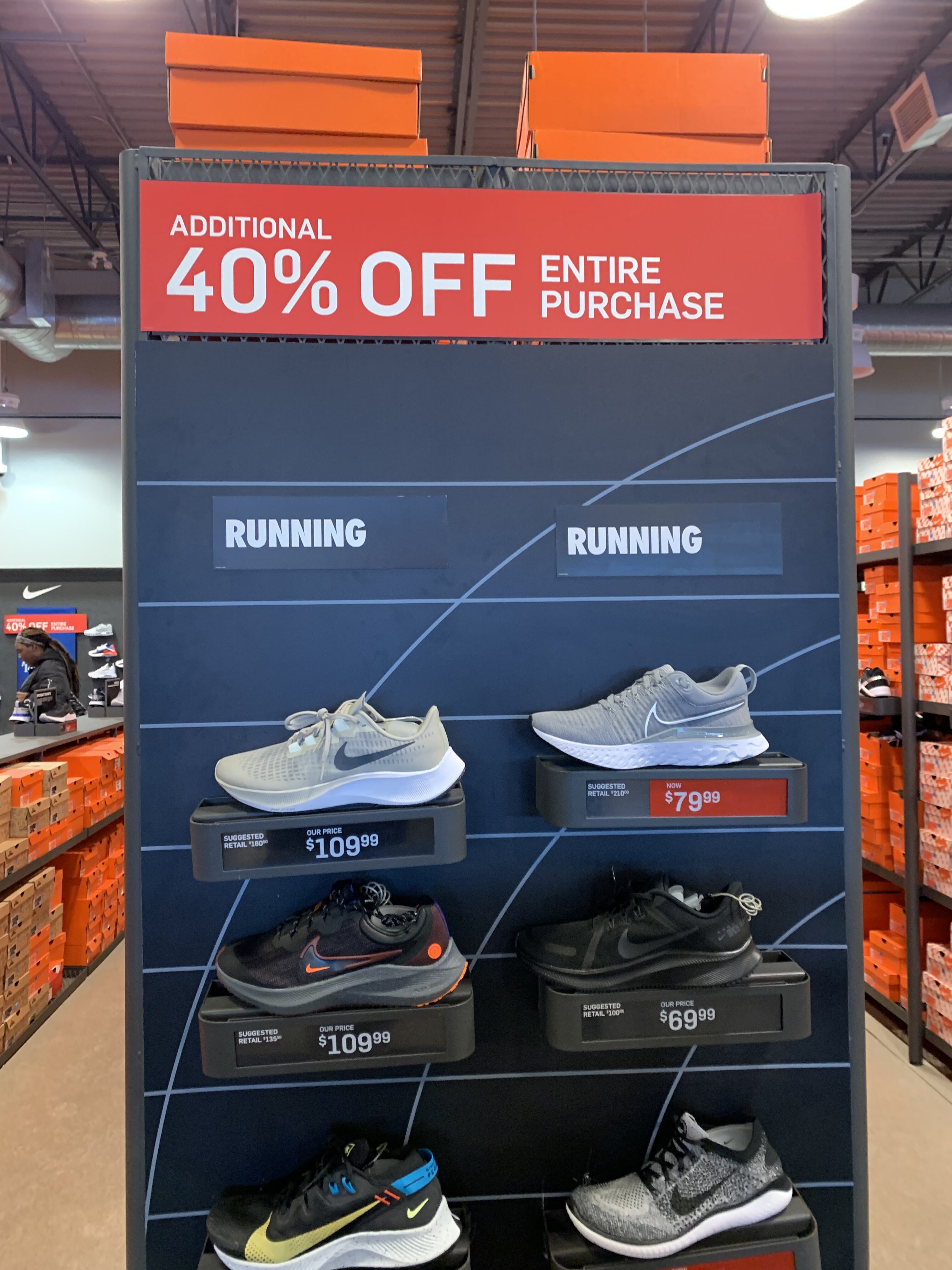 Nike] Nike Factory Outlet 40% off 