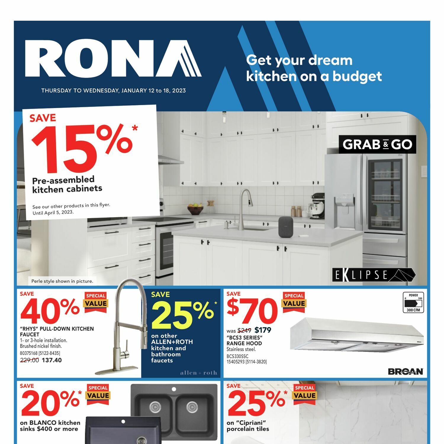 Labour Day Rona Rona Weekly Flyer - Building Centre - Weekly Deals (AB) - Jan 12 – 18 ...
