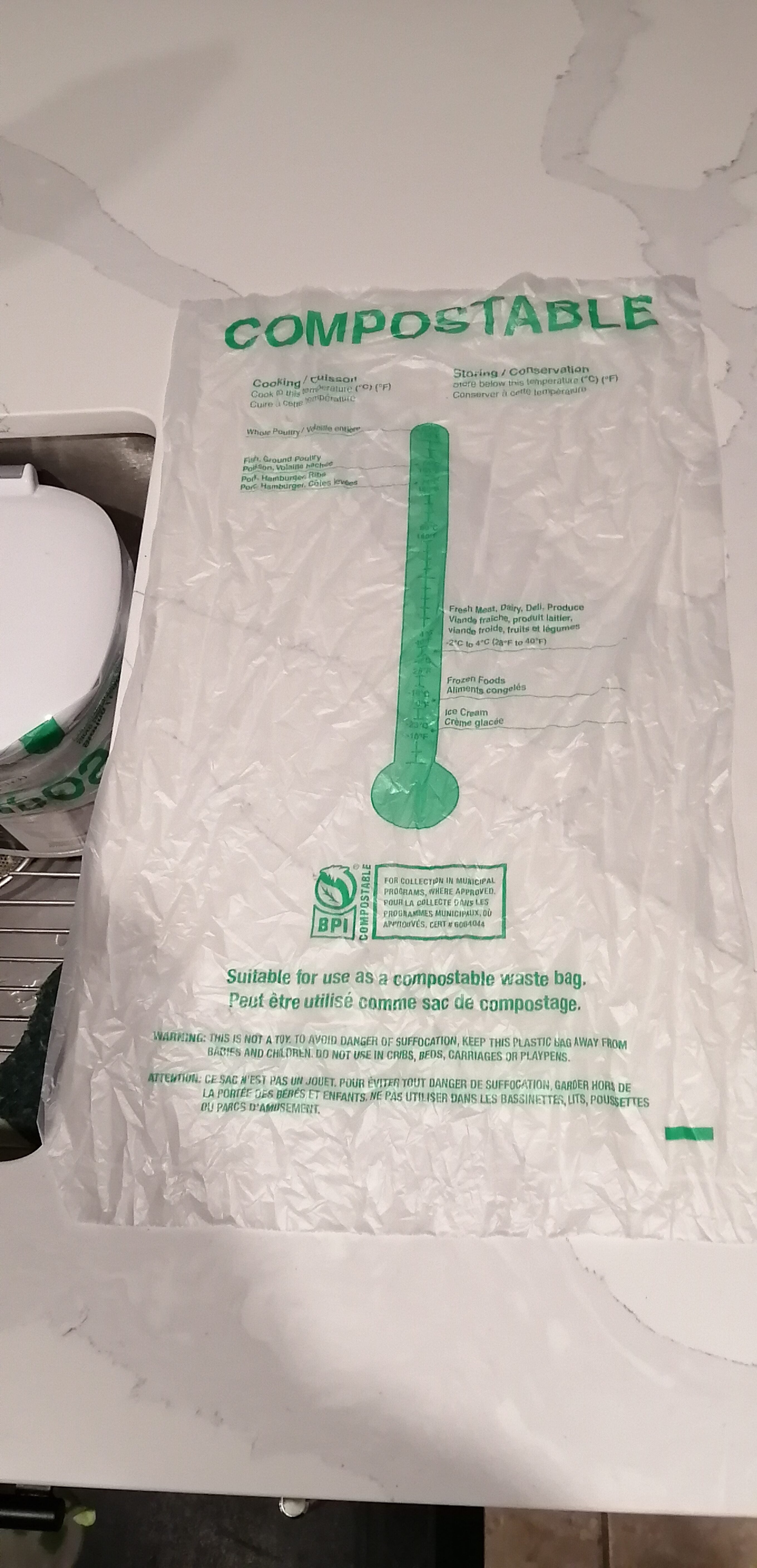 Sacs compostables - Lee Valley Tools